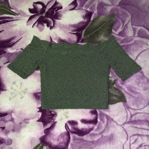 Off The Shoulder Crop Top